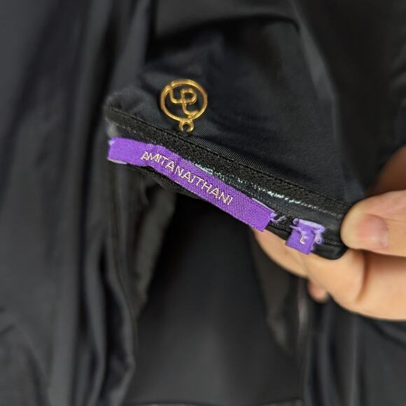 Anita Naithani Black Tankini Bathing Suit Top Size L - Picture 7 of 9